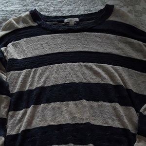 Light gray/blue striped sweater